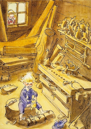 Emil in the carpenter scale