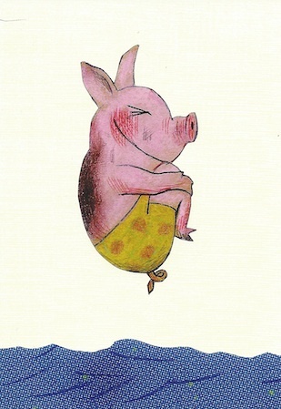 Pigs jump