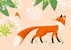 Fuchs und Rotkehlchen
