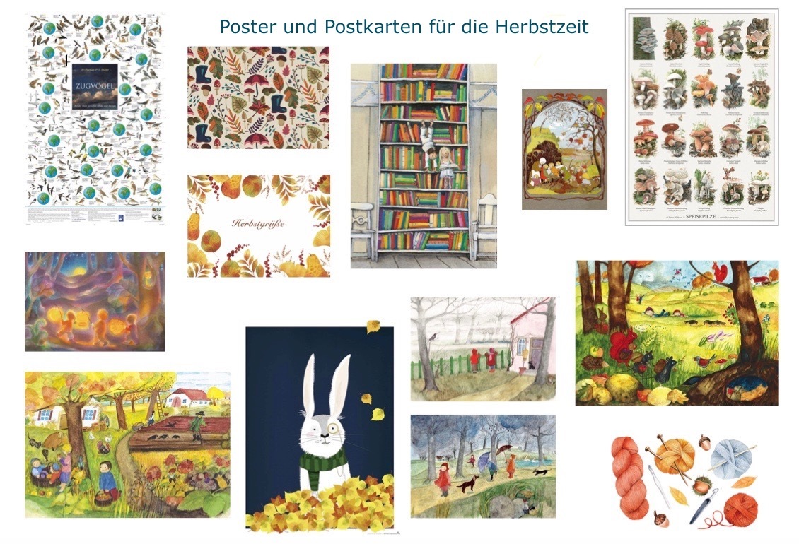 KINDERPOSTER-POSTER-Postkarten-HERBST-kinderpostershop-2